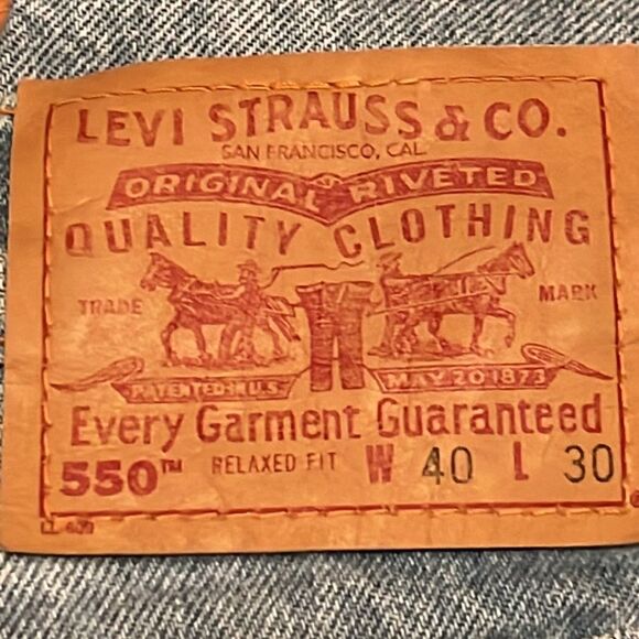 Vintage Levi’s 550 40 x 30 - Picture 5 of 11